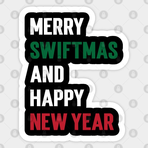 Merry Swiftmas And Happy New Year Sticker by Emma